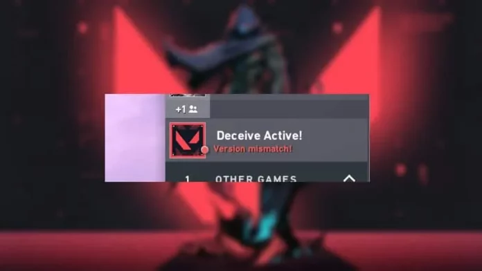 valorant version mismatch