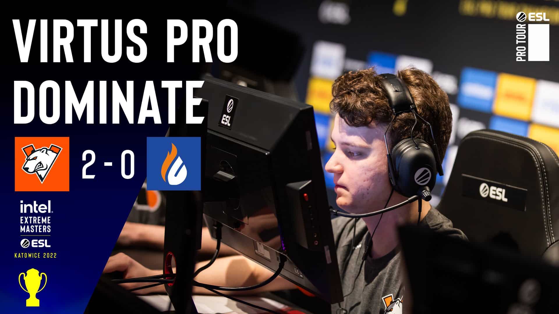 IEM Katowice 2022 Group Stage: Virtus.pro, Heroic Start off With Wins