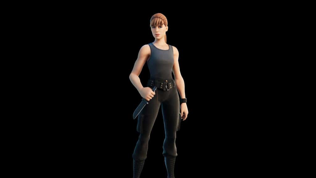 Wallpapersden.com Sarah Connor Fortnite 1920X1080