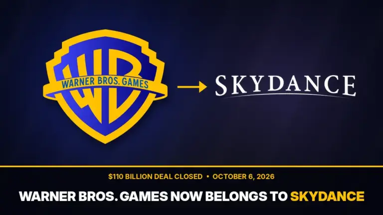 Skydance Now Owns Warner Bros. Games After Paramount Closes $110 Billion Deal