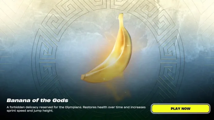 what does the banana of the gods do in fortnite