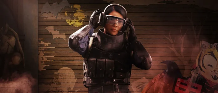 Ying's Augmented Reality Elite Set showcasing the cyberpunk-inspired skins and exclusive animation in Rainbow Six Siege.